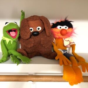Vintage 1970s Fisher Price Muppets (set of three)